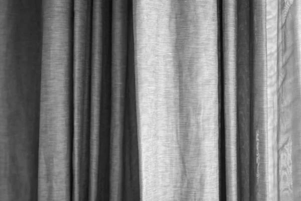 背景のための窓の白とグレーのカーテン — ストック写真