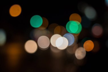 Bokeh renkli ışık arka plan