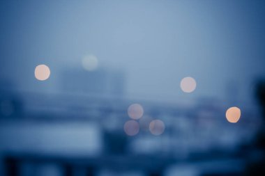 Soyut şehir ışık bokeh arka plan