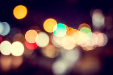 Bokeh renkli ışık arka plan