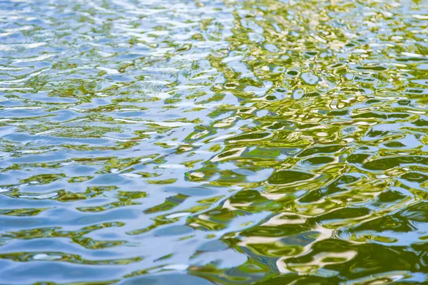 Uso Reflexão Onda Água Para Fundo — Fotografia de Stock