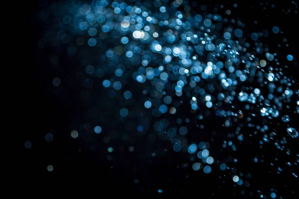 siyah arka plan üzerinde renkli bokeh