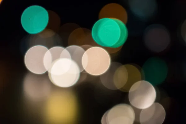 カラフルな光の背景のボケ味 — ストック写真