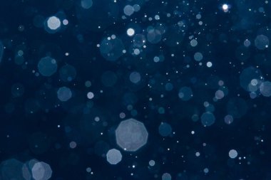 Bulanık mavi bokeh arkaplan