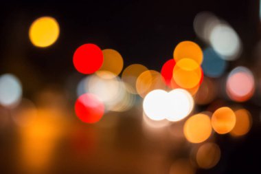 Bokeh renkli ışık arka plan