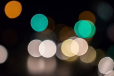 Bokeh renkli ışık arka plan