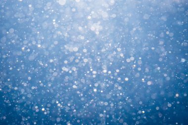 Mavi arka plan ile soyut bokeh