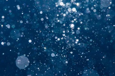 Bulanık mavi bokeh arkaplan