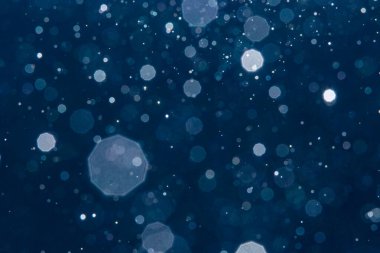 Bulanık mavi bokeh arkaplan