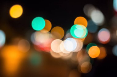 Bokeh renkli ışık arka plan