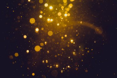Altın soyut bokeh arkaplanı