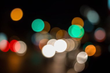 Bokeh renkli ışık arka plan