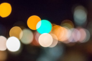 Bokeh renkli ışık arka plan