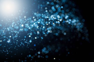 siyah arka plan üzerinde renkli bokeh