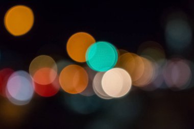Bokeh renkli ışık arka plan