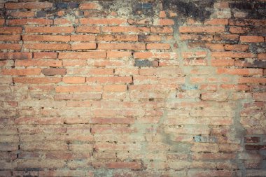 eski kırmızı tuğla duvar dokusu arkaplanı