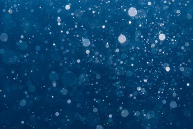 Bulanık mavi bokeh arkaplan