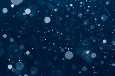 Bulanık mavi bokeh arkaplan