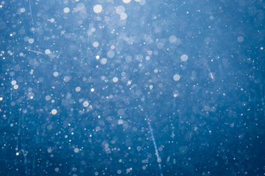 Mavi arka plan ile soyut bokeh