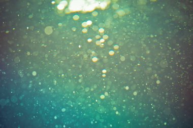 Soyut bulanık bokeh su dokusu arkaplanı