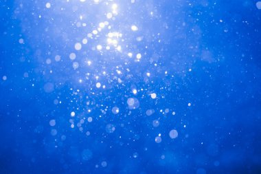 Mavi Soyut Bokeh Arkaplanı