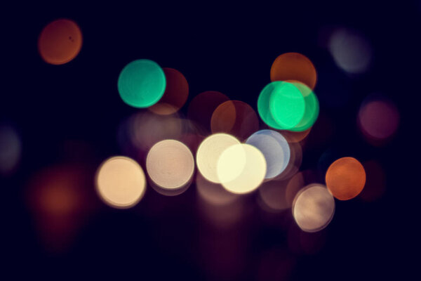 Bokeh of colorful light background