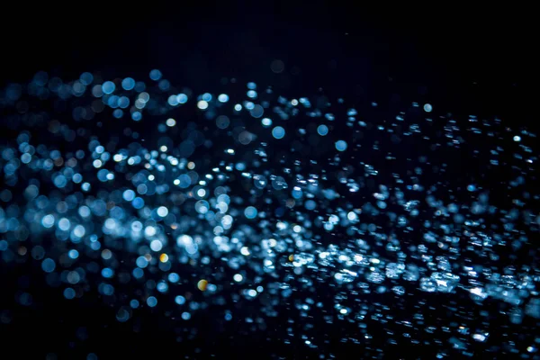 siyah arka plan üzerinde renkli bokeh