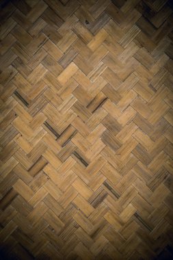 Eski bambu dokuma deseni arkaplanı