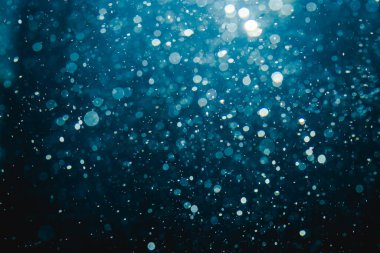 Soyut bulanık bokeh su dokusu arkaplanı