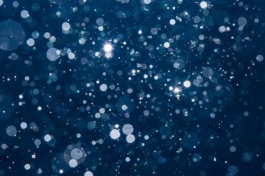 Bulanık mavi bokeh arkaplan