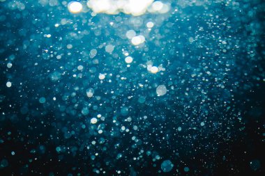 Soyut bulanık bokeh su dokusu arkaplanı