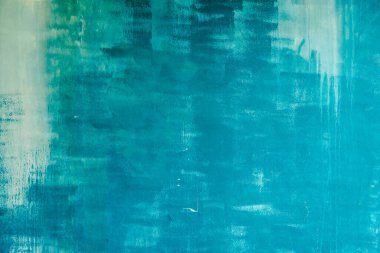 Eski çimento boya mavi duvar arka planı