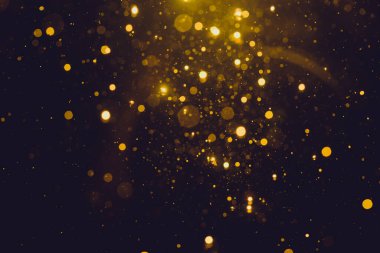 Altın soyut bokeh arkaplanı