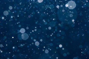 Bulanık mavi bokeh arkaplan