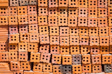 kırmızı tuğla duvar dokusu arka plan