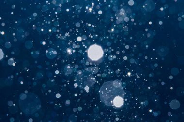 Bulanık mavi bokeh arkaplan