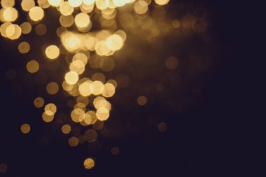 Altın soyut bokeh arkaplanı