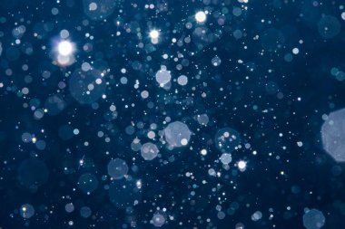 Bulanık mavi bokeh arkaplan