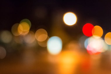 Bokeh renkli ışık arka plan