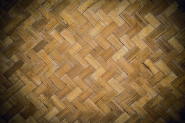 Eski bambu dokuma deseni arkaplanı