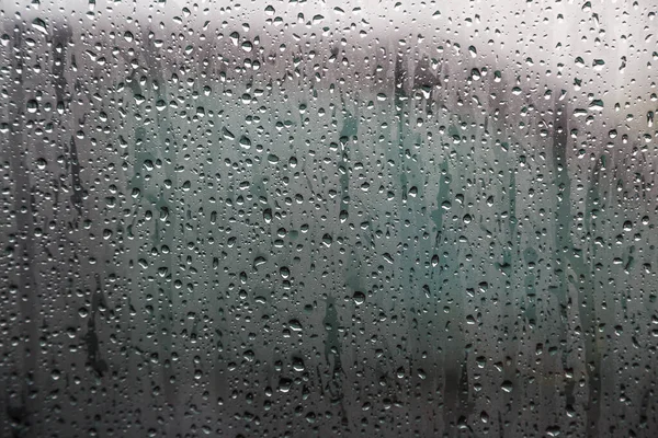 ガラス窓の背景に水滴 — ストック写真
