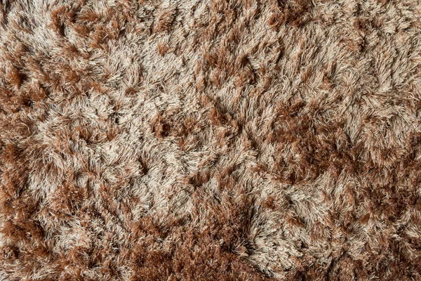 Uzun Desenli Kahverengi Kumaş Halısı — Stok fotoğraf
