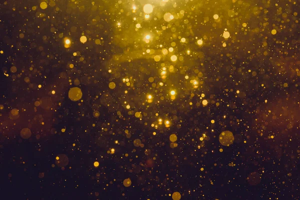 Guld Abstrakt Bokeh Bakgrund — Stockfoto