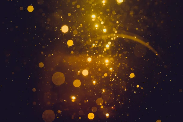 Altın Soyut Bokeh Arkaplanı — Stok fotoğraf