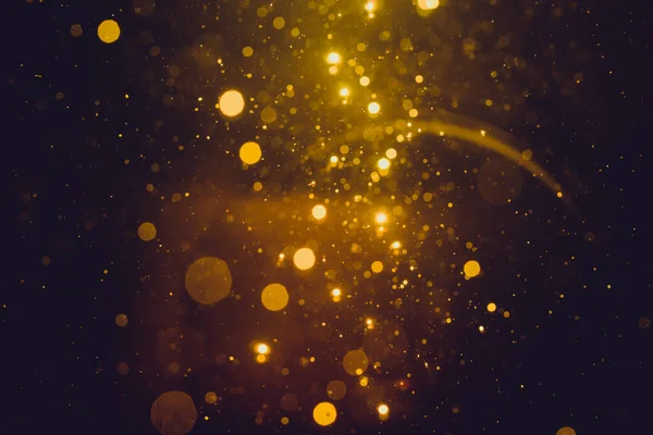 Ouro Abstrato Bokeh Fundo — Fotografia de Stock