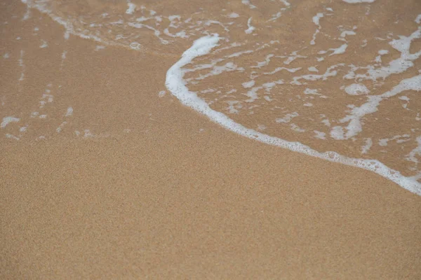 Strand Sand Und Ozeanwellen Hintergrund — Stockfoto