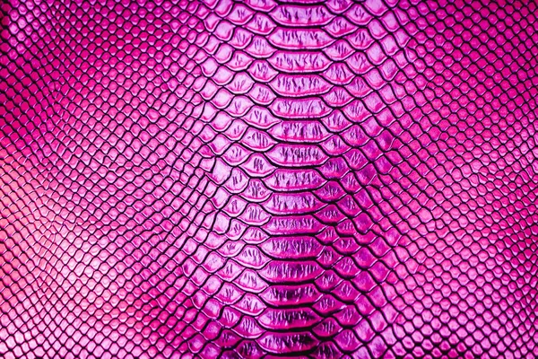 Rosa Lusso Pelle Serpente Texture Utilizzare Sfondo — Foto Stock
