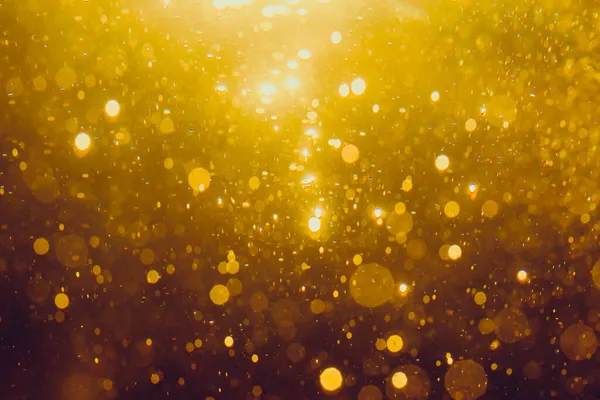 Altın Soyut Bokeh Arkaplanı — Stok fotoğraf