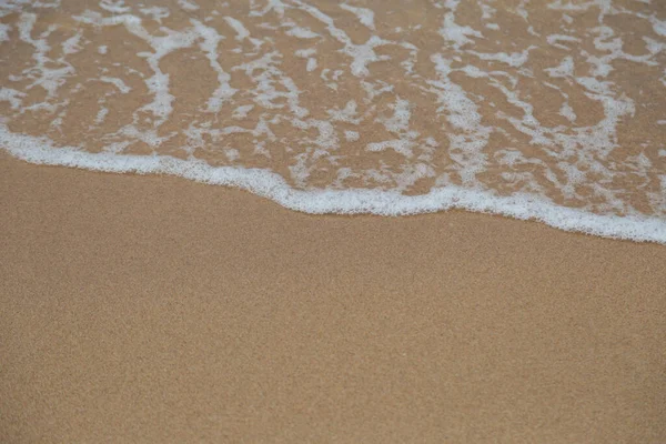 Strand Zand Oceaan Golven Achtergrond — Stockfoto