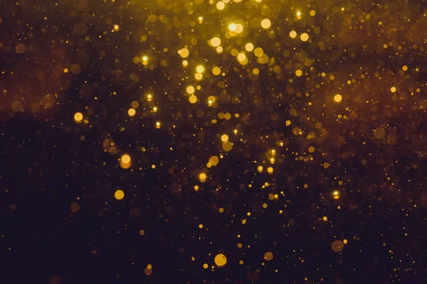 Ouro Abstrato Bokeh Fundo — Fotografia de Stock